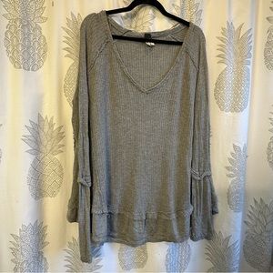 Free People/We The Free Waffle Thermal Top